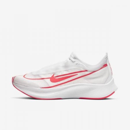Nike Shoes Zoom Fly 3 | White / Metallic Summit White / Laser Crimson