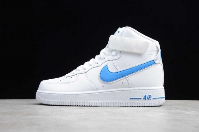 Women's | Nike Air Force 1 High 07 White Photo Blue AT4141-102 Running Shoes