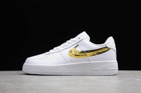 Men's | Nike Air Force 1 07 White Banana Yellow 315122-DIY Running Shoes