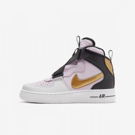 Nike Shoes Air Force 1 Highness | Iced Lilac / Black / Photon Dust / Metallic Gold