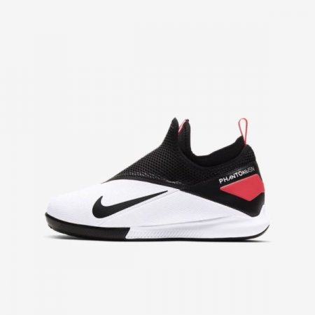 Nike Shoes Jr. Phantom Vision 2 Academy Dynamic Fit IC | White / Laser Crimson / Black