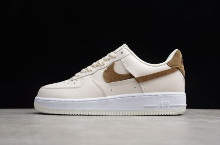 Women's | Nike Air Force 1 07 LXX Cream Brown Pink White DC1425-100 Running Shoes
