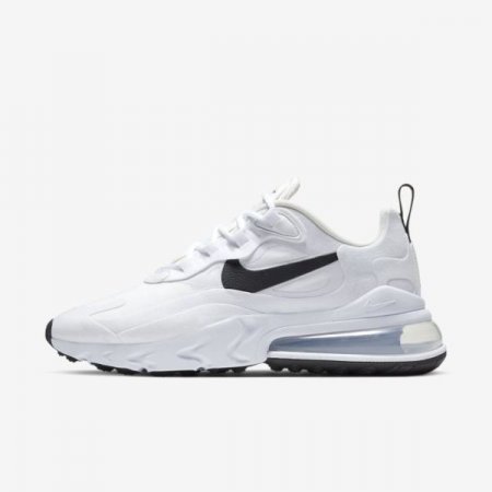 Nike Shoes Air Max 270 React | White / Metallic Silver / Black