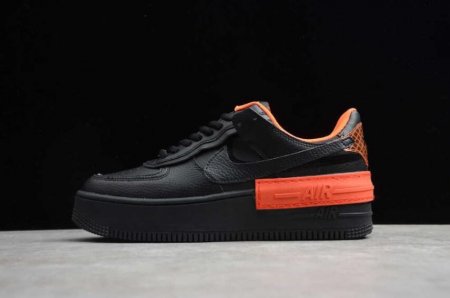 Men's | Nike Air Force 1 Shadow Black Orange Red CQ3317-001 Running Shoes