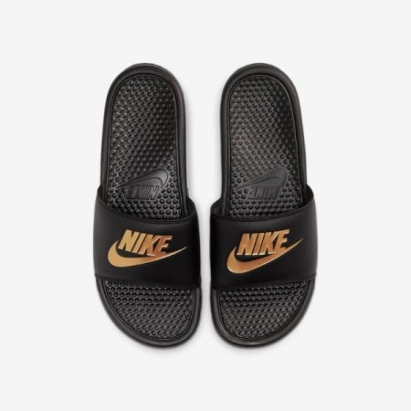 Nike Shoes Benassi | Black / Metallic Gold