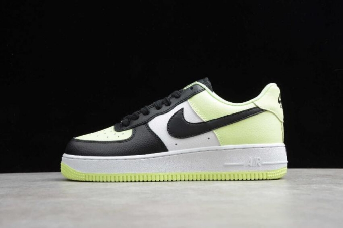 Women's | Nike Air Force 1 07 Barely Volt Black White CW2361-700 Running Shoes