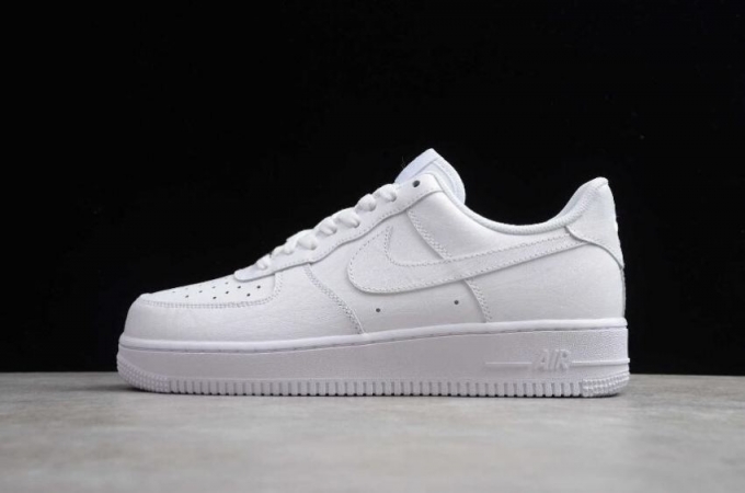 Women's | Nike Air Force 1 Low Superme White Tricolor Glow N-0266 Running Shoes