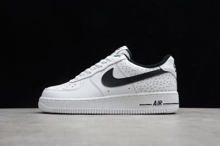 Men's | Nike Air Force 1 07 GS White Black DC9189-100 Shoes Running Shoes