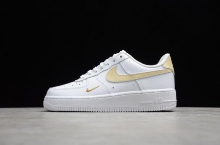 Women's | Nike WMNS Air Force 1 07 ESS White Gold CZ0270-105 Running Shoes