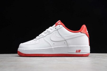 Men's | Nike Air Force 1 07 White Red CD0884-101 Running Shoes