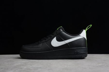 Women's | Nike Air Force 1 07 DO6394-001 Black White Green Running Shoes