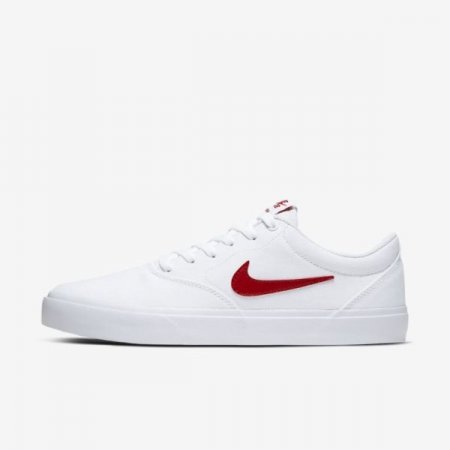 Nike Shoes SB Charge Canvas | White / White / White / University Red