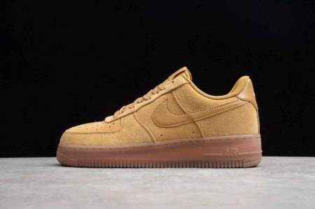 Women's | Nike Air Force 1 Wheat Gum Light Brown BQ5485-700 Running Shoes