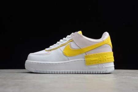 Men's | Nike Air Force 1 Shadow White Speed Yellow Barely Rose CJ1641-102 Running Shoes