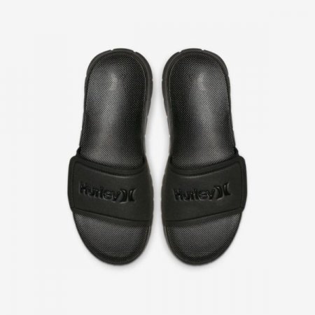 Nike Shoes Hurley Fusion Slide | Black / Black