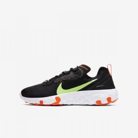 Nike Shoes Renew Element 55 | Black / Total Orange / Dark Smoke Grey / Ghost Green