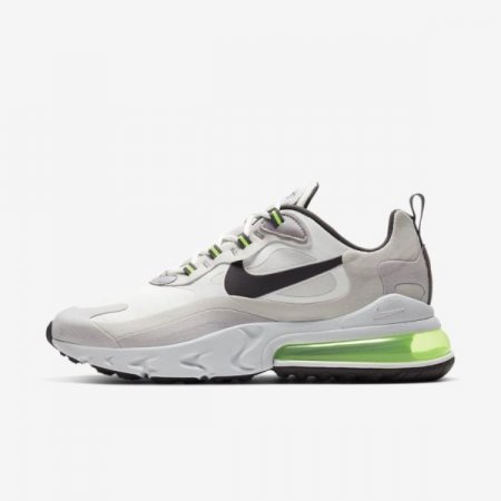 Nike Shoes Air Max 270 React | Summit White / Vast Grey / Silver Lilac / Electric Green