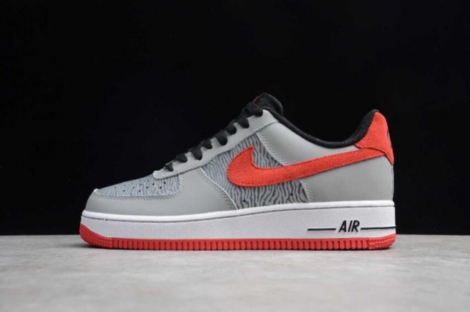 Women's | Nike Air Force 1 Reflect Silver University Red 488298-072 Running Shoes