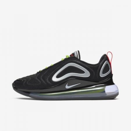Nike Shoes Air Max 720 | Black / Medium Violet / Volt / Metallic Silver