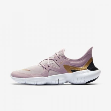 Nike Shoes Free RN 5.0 | Plum Chalk / Platinum Violet / Metallic Gold