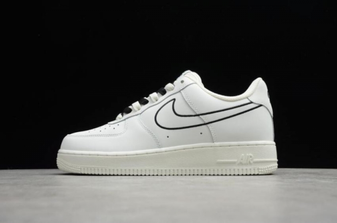 Women's | Nike Air Force 1 07 Off White Black CL6326-158 Running Shoes