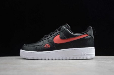 Women's | Nike Air Force 1 Utility Black Red White CW7579-001 Running Shoes