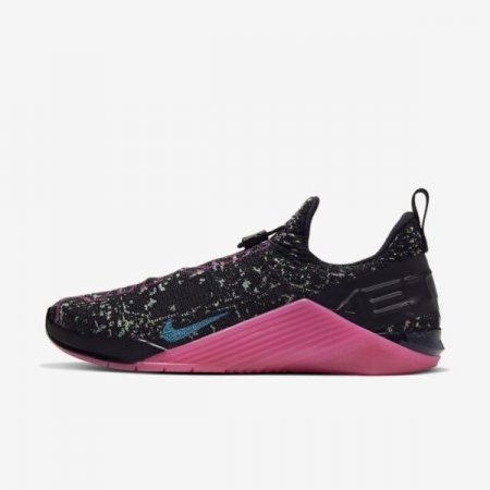 Nike Shoes React Metcon AMP | Black / Fire Pink / Green Strike / Blue Fury