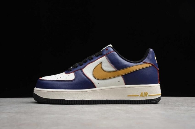 Men's | Nike Air Force 1 07 Purple Gold White CD6578-507 Running Shoes