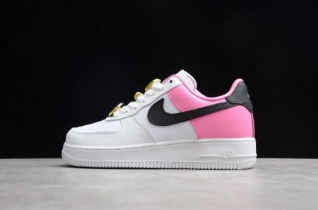 Women's | Nike Air Force 1 07 SE White Pink Black AA0287-107 Running Shoes