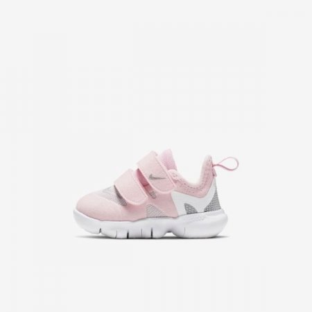 Nike Shoes Free RN 5.0 | Pink Foam / Wolf Grey / White / Metallic Silver