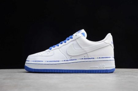 Women's | Nike Air Force 1 07 MORE THAN White Racer Blue CQ0494-100 Running Shoes