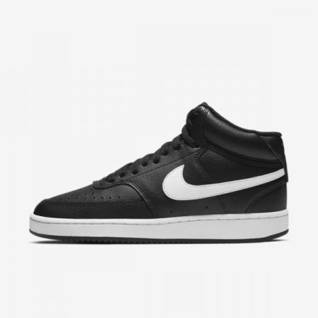 Nike Shoes Court Vision Mid | Black / White