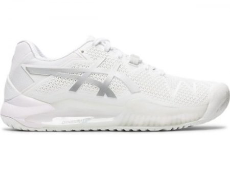 ASICS | FOR WOMEN GEL-Resolution 8 - White/Pure Silver