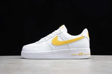 Men's | Nike Air Force 1 07 White Yellow AO2423-105 Running Shoes