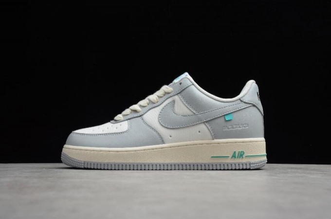 Men's | Nike Air Force 1 07 SU19 White Grey Blue CT1989-104 Running Shoes