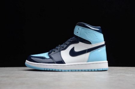 Men's | Air Jordan 1 High OG UNC Patent OSB DIAN Blue Chill White Basketball Shoes