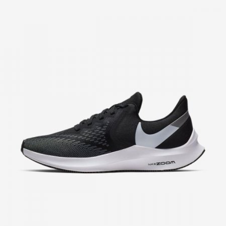 Nike Shoes Air Zoom Winflo 6 | Black / Dark Grey / Metallic Platinum / White