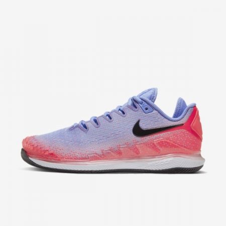 Nike Shoes Court Air Zoom Vapor X Knit | Royal Pulse / Flash Crimson / Frosted Plum / Black