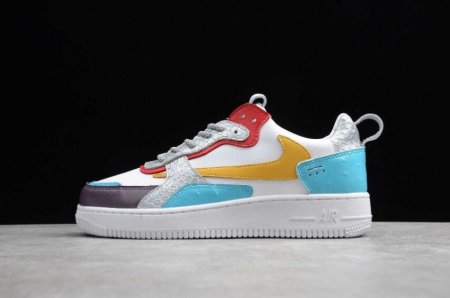 Men's | Nike Air Force 1 AC White Peacock Blue Yellow 630939-203 Running Shoes