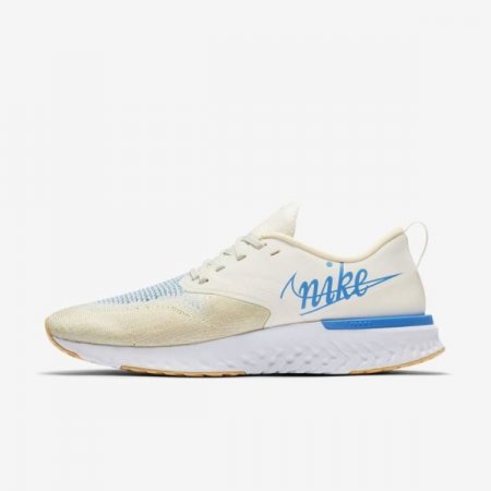 Nike Shoes Odyssey React Flyknit 2 | Sail / Pale Vanilla / Muslin / Blue Hero