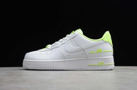 Women's | Nike Air Force 1 07 White Barely Volt CJ1379-101 Running Shoes