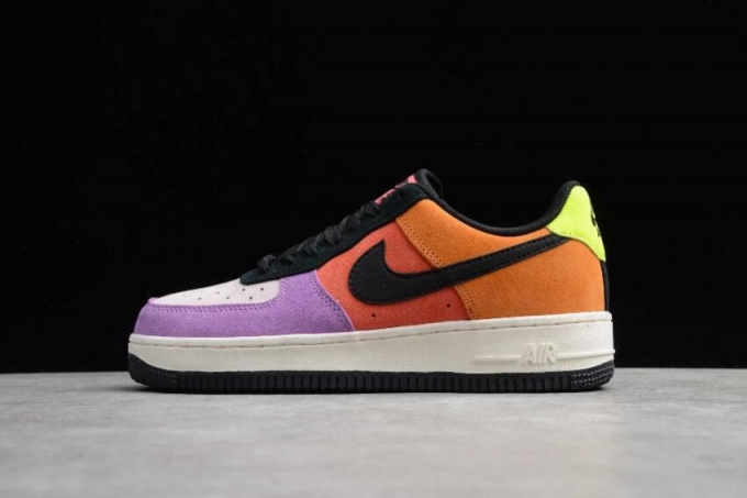 Women's | Nike Air Force 1 07 Prism Pink Black Bright Violet CU1929-605 Running Shoes