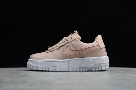 Women's | Nike Air Force 1 Pixel Partcle Beige White CK6649-200 Running Shoes