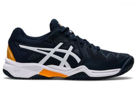 ASICS | KID'S GEL-RESOLUTION 8 CLAY GS - French Blue/White