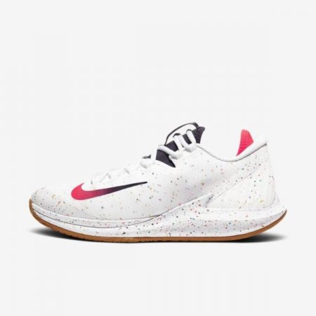Nike Shoes Court Air Zoom Zero | White / Gridiron / Wheat / Laser Crimson