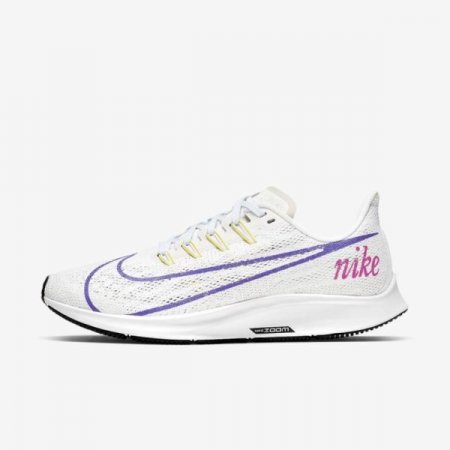 Nike Shoes Air Zoom Pegasus 36 | White / Summit White / Laser Fuchsia / Psychic Purple