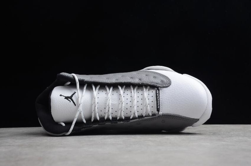 Women's | Air Jordan 13 Retro Atmosphere Grey Black White 414571-016 Basketball Shoes