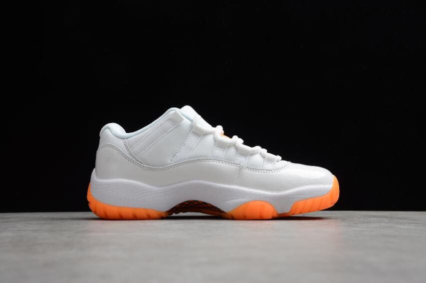 Women's | Air Jordan 11 Retro Low Bright Citrus White AH7860-139 Shoes Basketball Shoes
