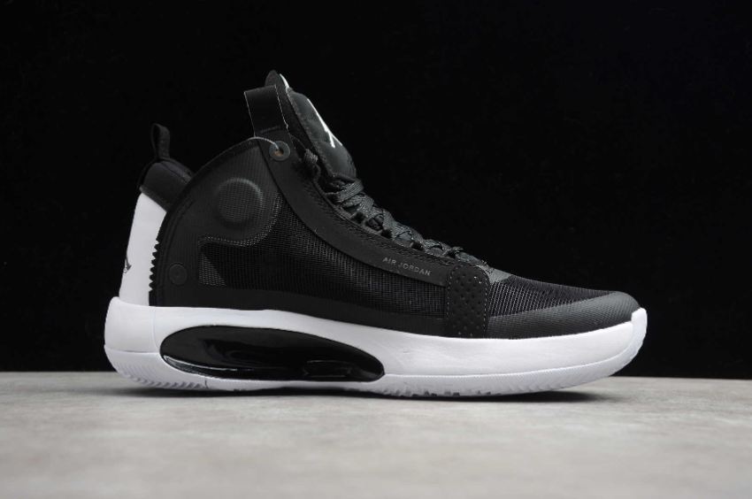 Women's | Air Jordan XXXIV PF Black White BQ3381-001 Basketball Shoes