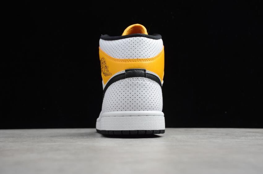 Women's | Air Jordan 1 Mid  White Black Laser Orange Basketball Shoes